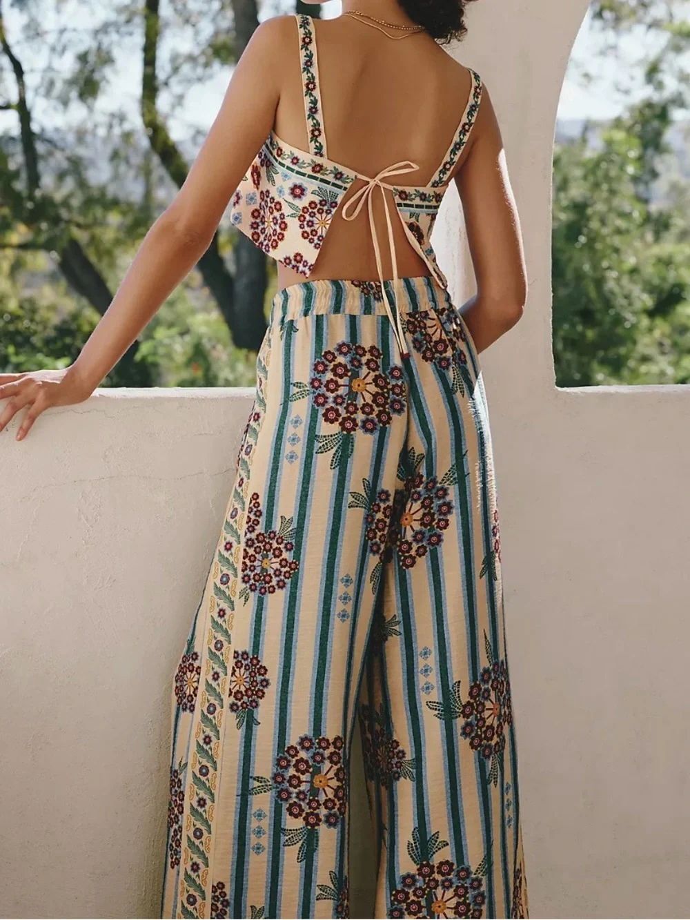 NWT Agua Bendita x Anthropologie Jan Cover Up Pants - Picture 2 of 7